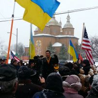 Mayor DeGeeter states, "Parma is with the Ukrainians!"