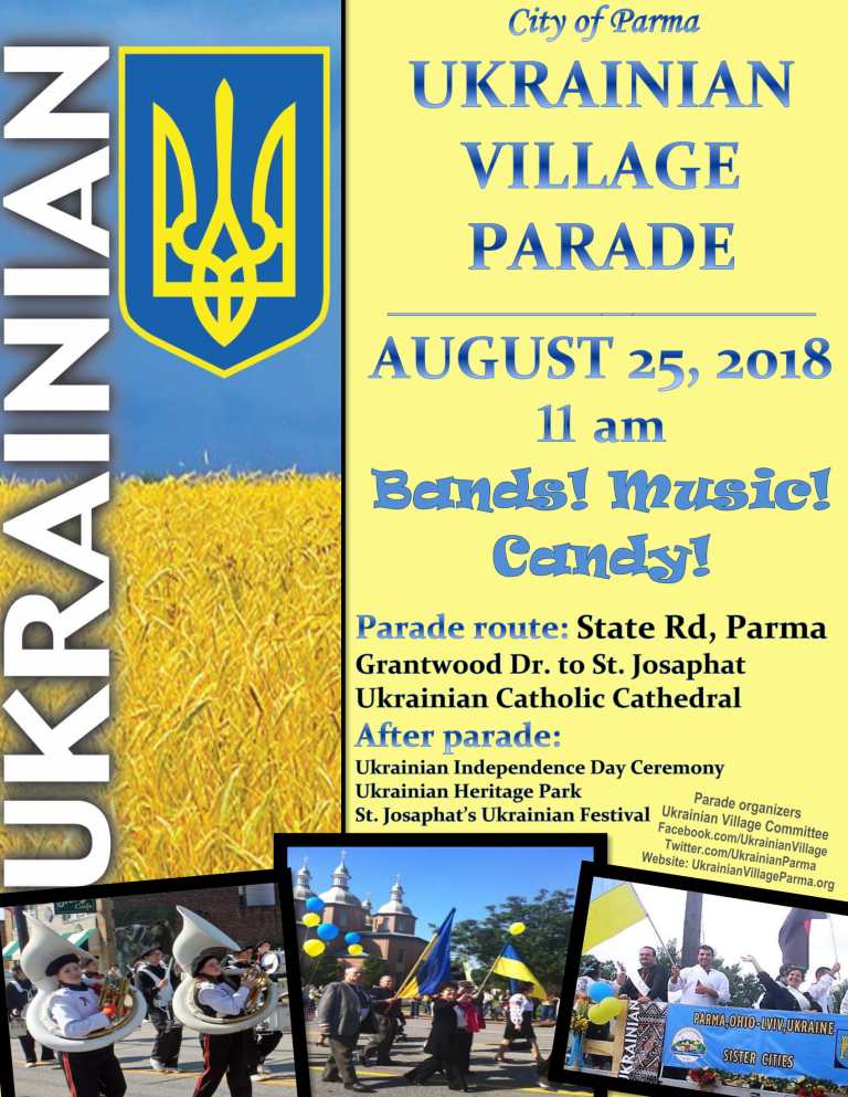 UKRAINIAN VILLAGE PARADE TO TAKE PLACE ON SATURDAY, AUGUST 25, AT 11 A